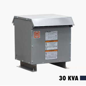 Transformador seco de 30KVA, relacion 480V/(208-120)V Nema 3R.
